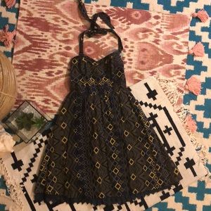 Rare Anthropologie Tahitian Vibe Halter